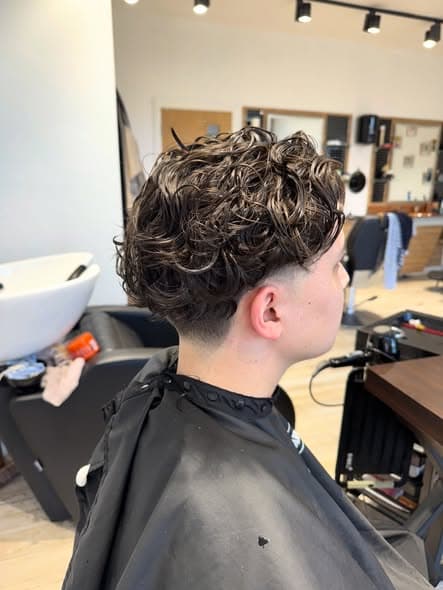Curly perm barber Chatham Medway